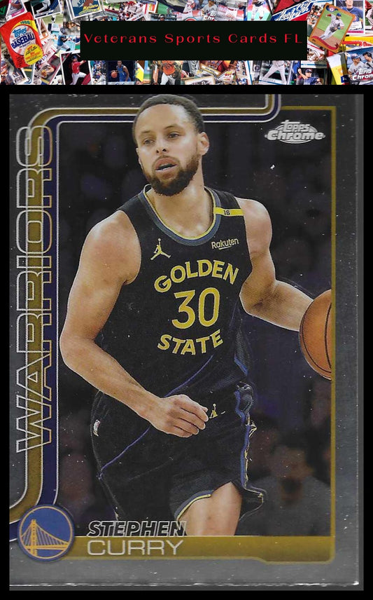 2025-26 Topps Chrome #201 Stephen Curry