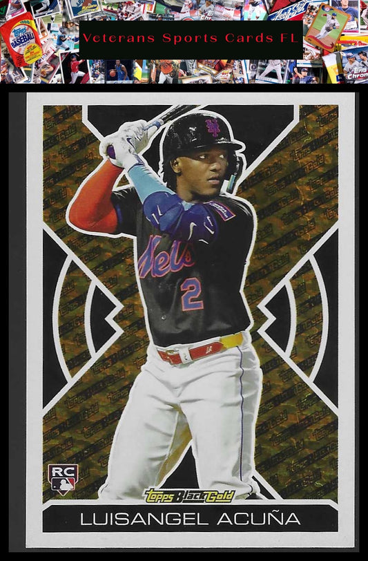 2025 Topps Update #BG-23 Luisangel Acuña Topps Black Gold