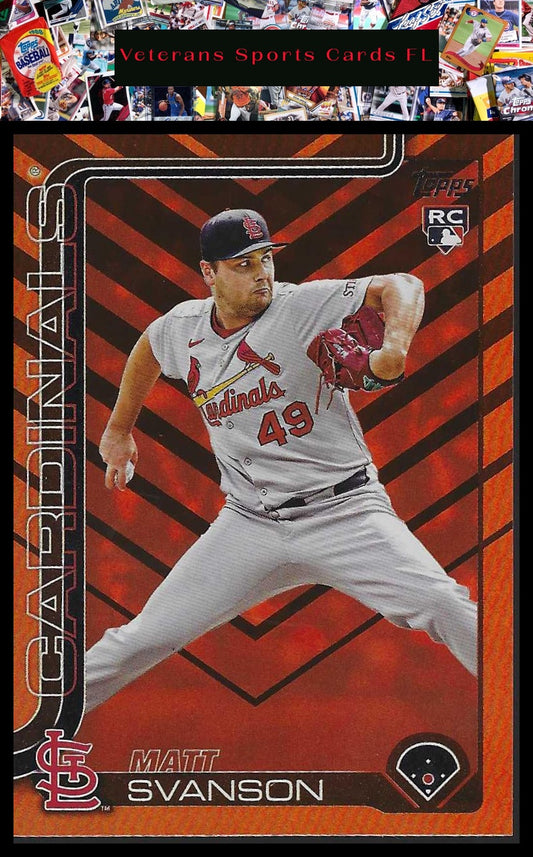 2025 Topps Update #US293 Matt Svanson Holiday