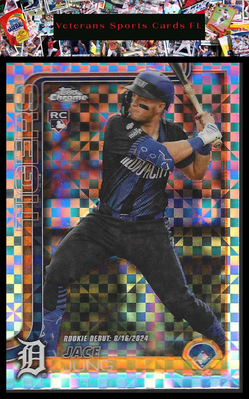 2025 Topps Chrome Update #USC121 Jace Jung X-Fractors