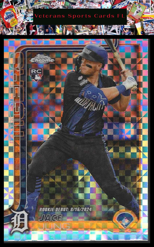 2025 Topps Chrome Update #USC121 Jace Jung X-Fractors