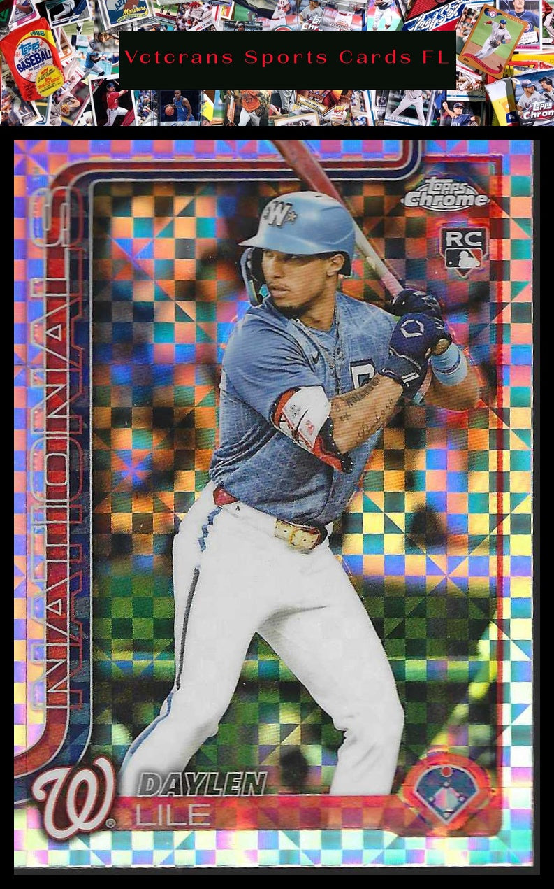 2025 Topps Chrome Update #USC146 Daylen Lile X-Fractor