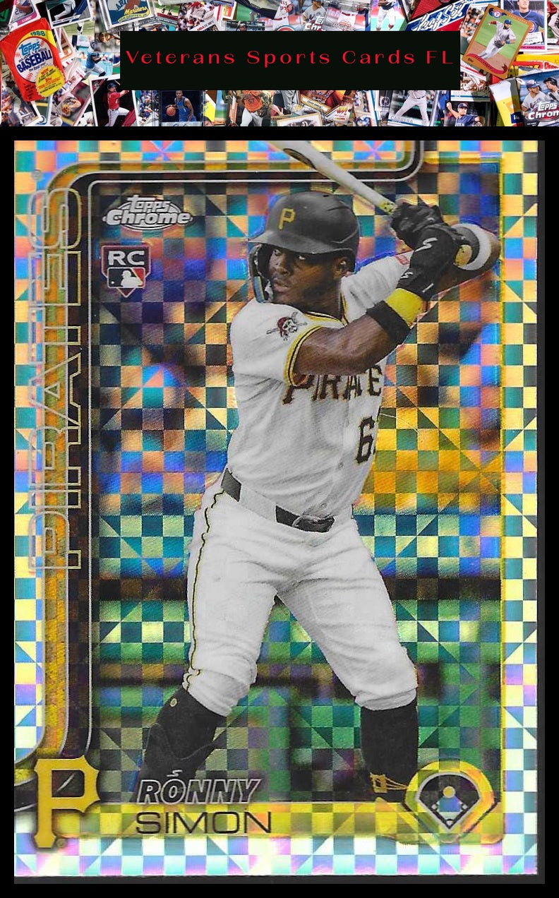 2025 Topps Chrome Update #USC35 Ronny Simon X-Fractors