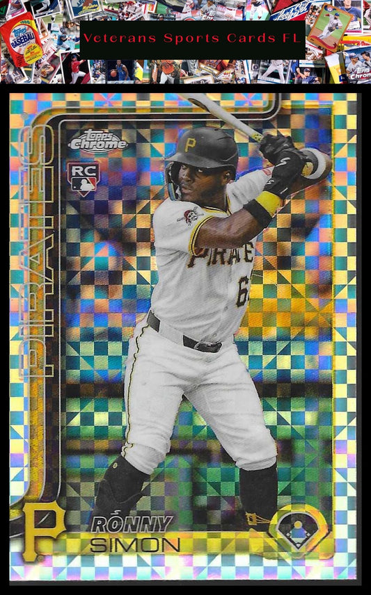 2025 Topps Chrome Update #USC35 Ronny Simon X-Fractors