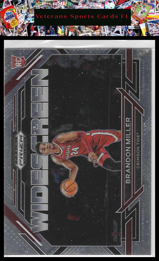 2023 Panini Prizm Draft Picks #9 Brandon Miller Widescreen
