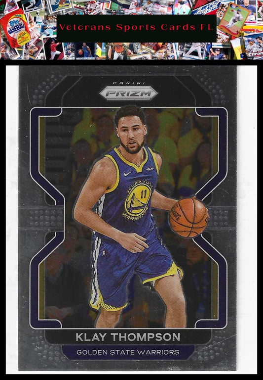 2021-22 Panini Prizm #92 Klay Thompson