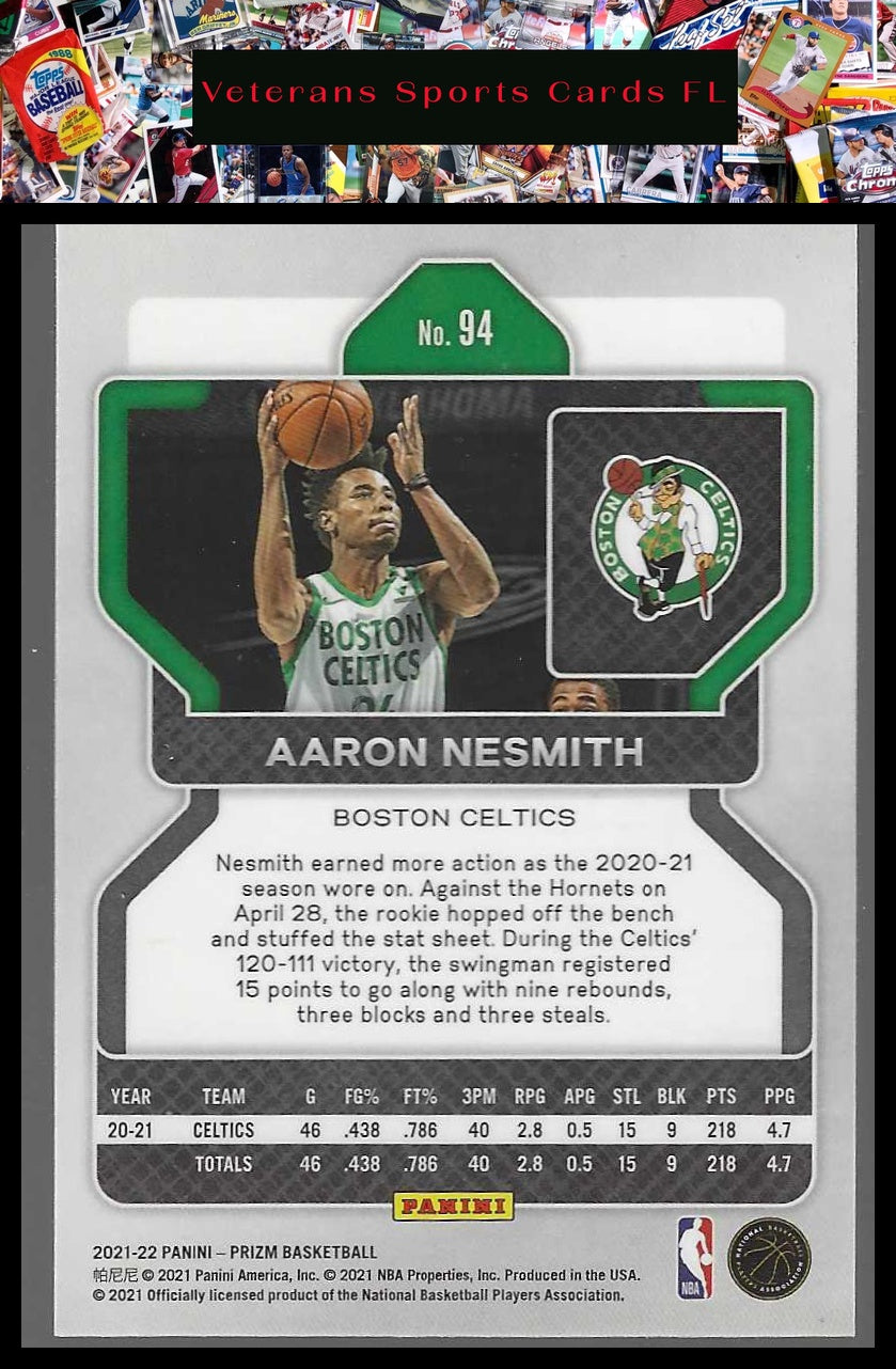 2021-22 Panini Prizm #94 Aaron Nesmith