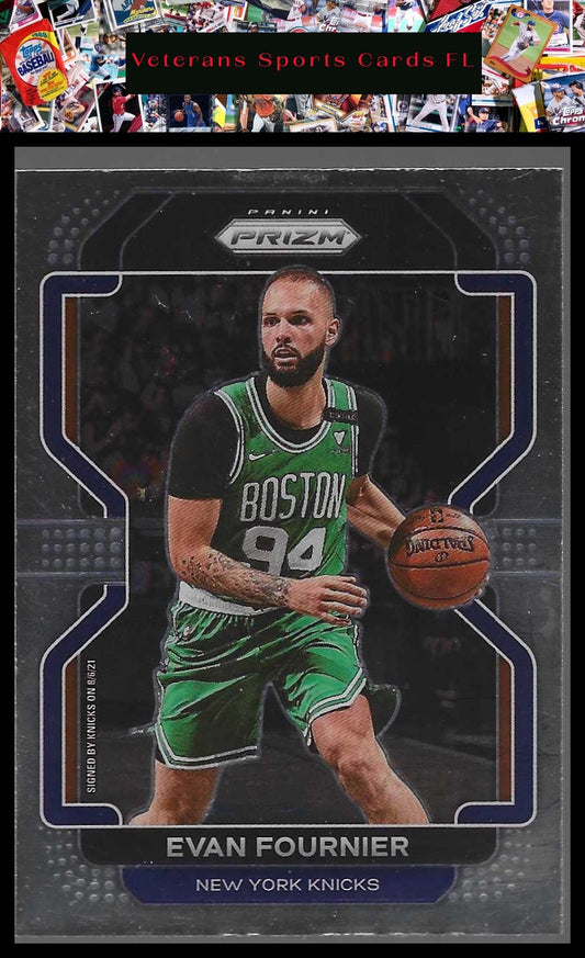 2021-22 Panini Prizm #153 Evan Fournier