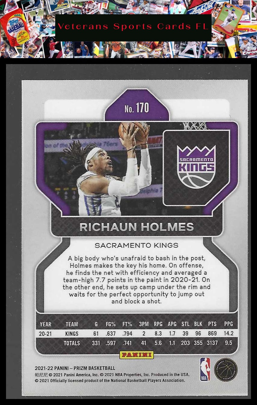 2021-22 Panini Prizm #170 Richaun Holmes