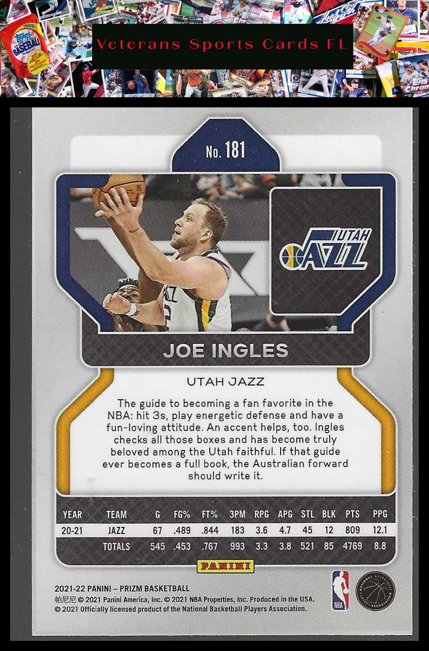 2021-22 Panini Prizm #181 Joe Ingles