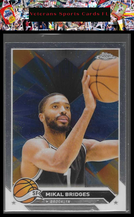 2023-24 Topps Chrome #2 Mikal Bridges