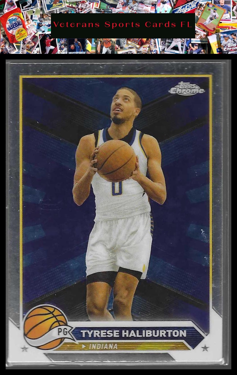 2023-24 Topps Chrome #4 Tyrese Haliburton