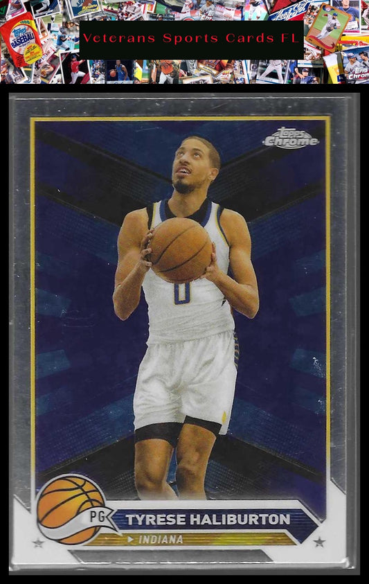 2023-24 Topps Chrome #4 Tyrese Haliburton