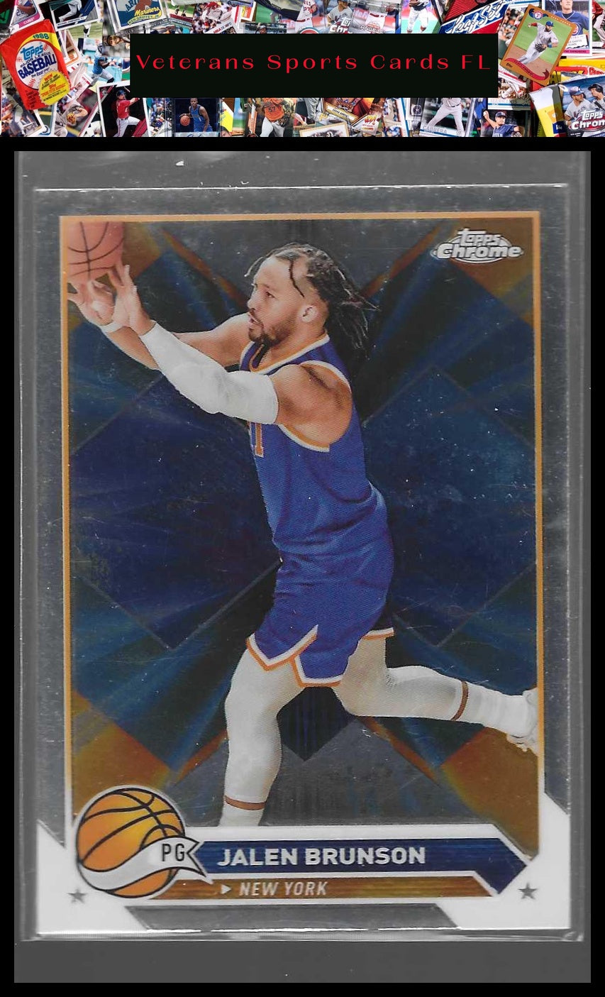 2023-24 Topps Chrome #11 Jalen Brunson