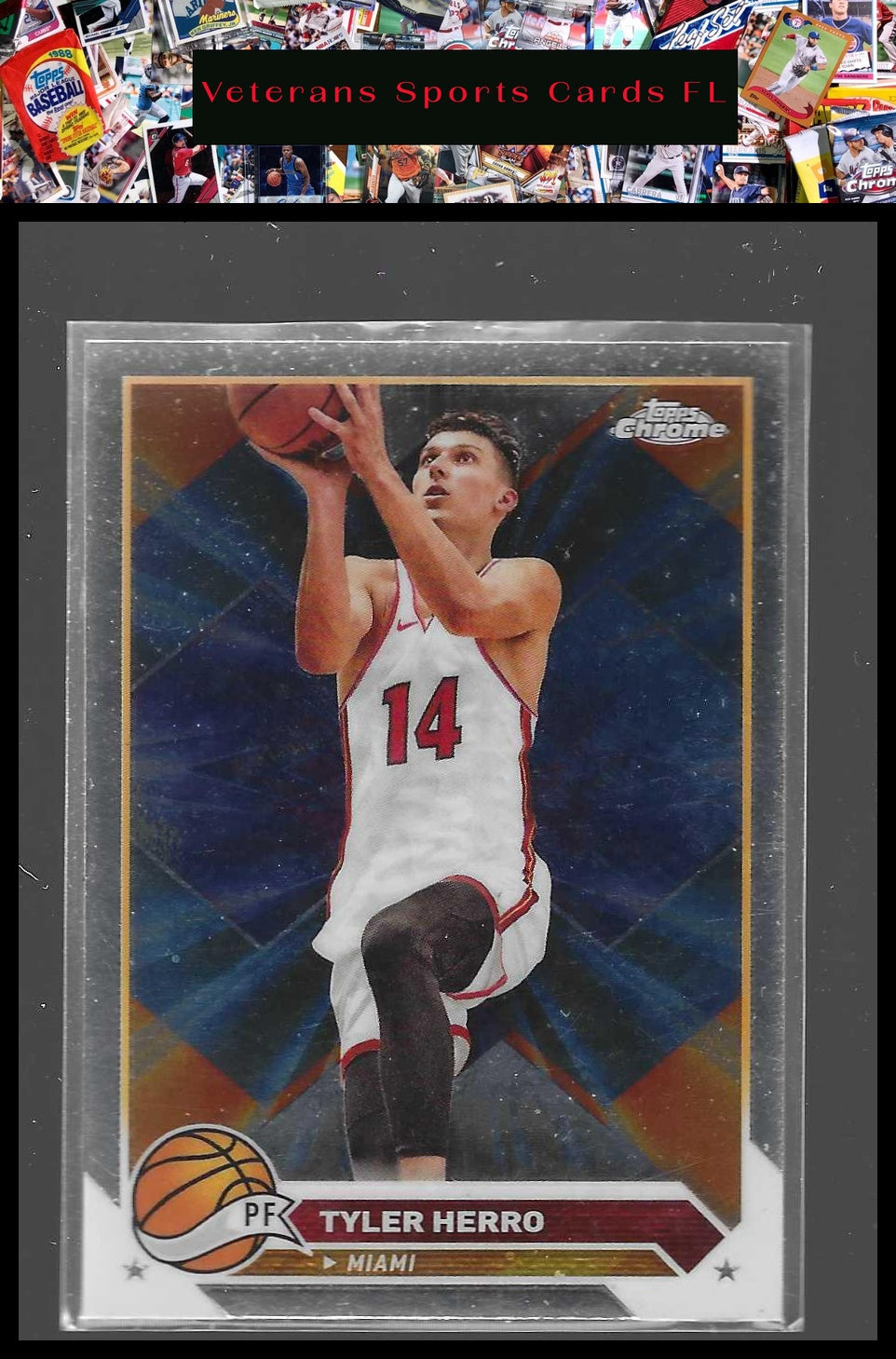 2023-24 Topps Chrome #14 Tyler Herro