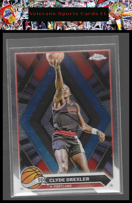 2023-24 Topps Chrome #72 Clyde Drexler