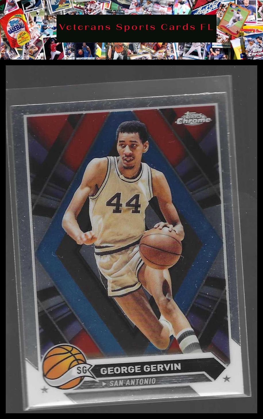 2023-24 Topps Chrome #75 George Gervin