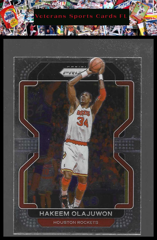 2021-22 Panini Prizm #265 Hakeem Olajuwon