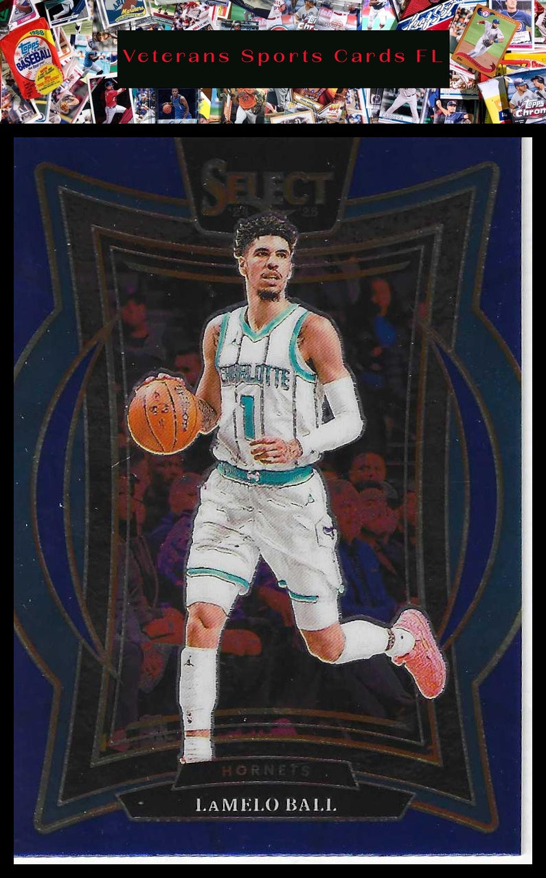 2024-25 Panini Select #31 LaMelo Ball Green Stars Prizm
