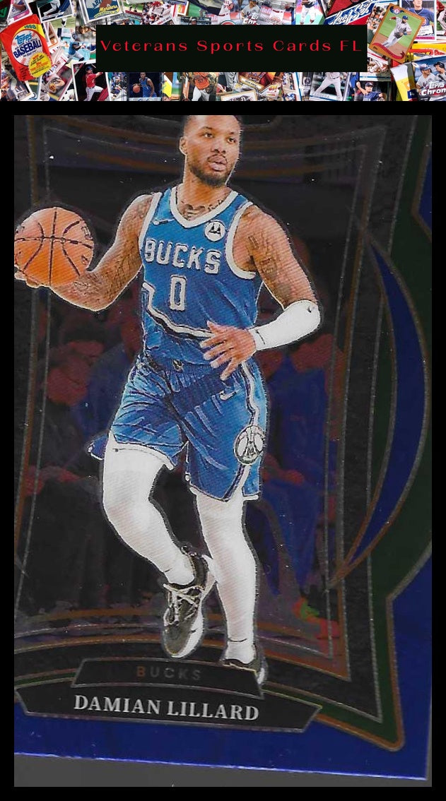 2024-25 Panini Select #55 Damian Lillard Blue (Retail)