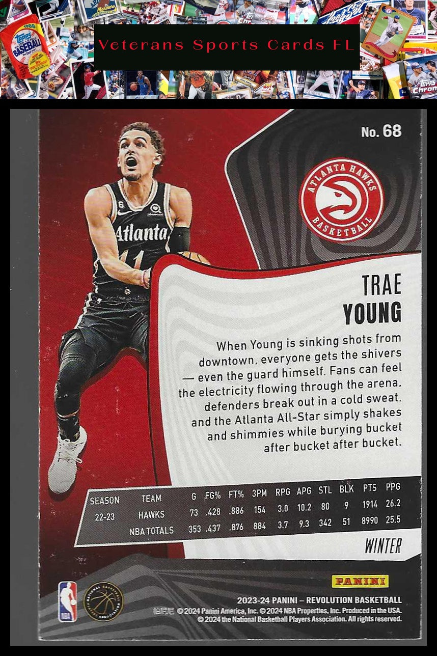 2023-24 Panini Revolution #68 Trae Young Winter