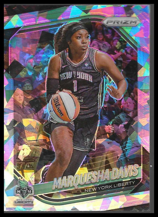 2025 Panini Prizm WNBA #66 Marquesha Davis Cracked Ice Prizm