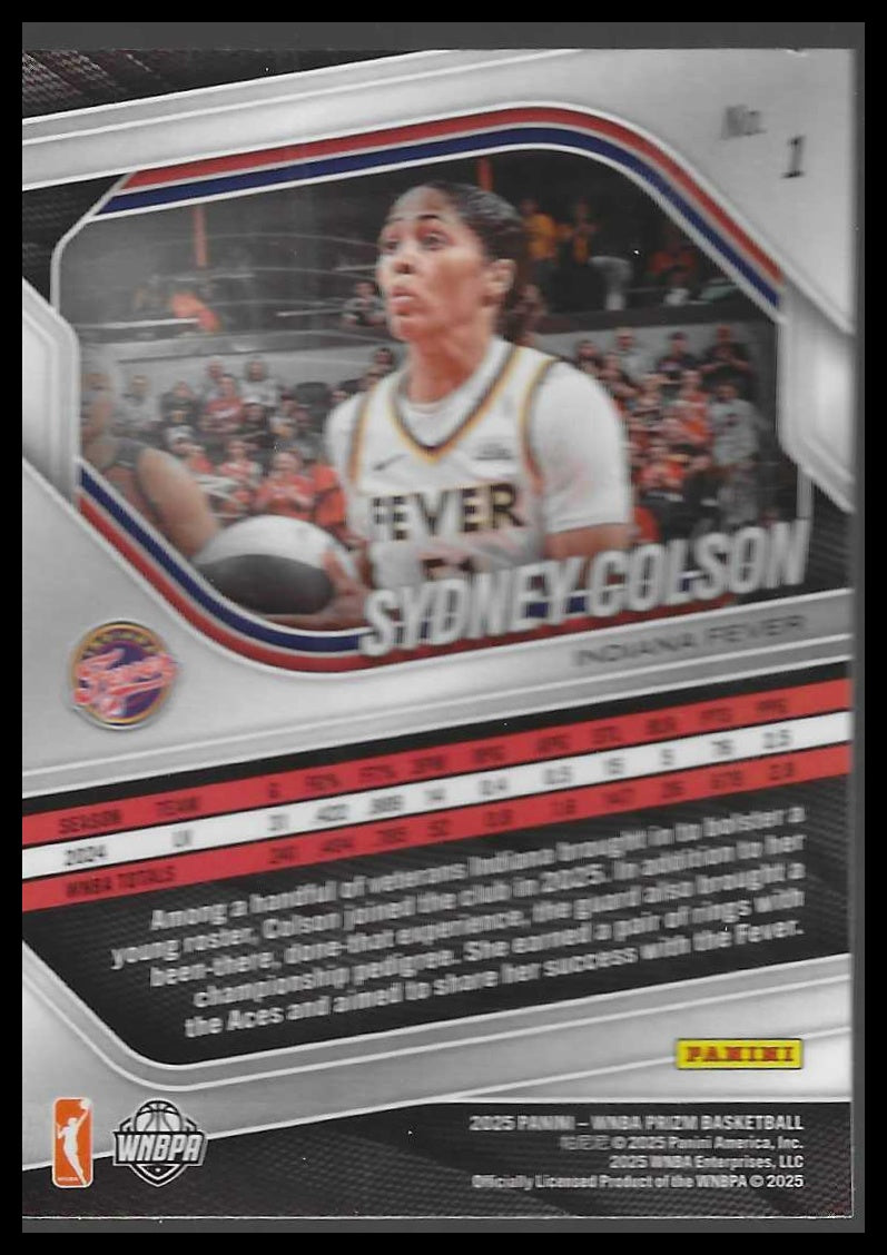 2025 Panini Prizm WNBA #1 Sydney Colson