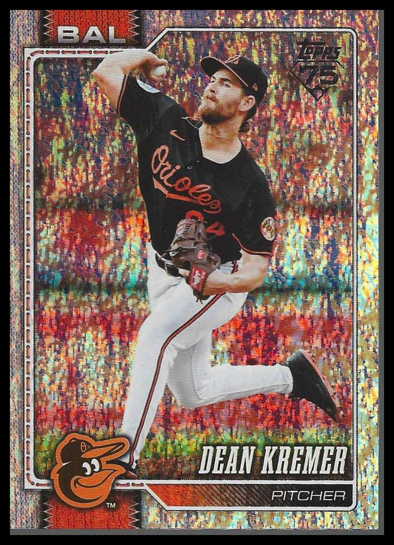 2026 Topps #19 Dean Kremer Sand Glitter 75th