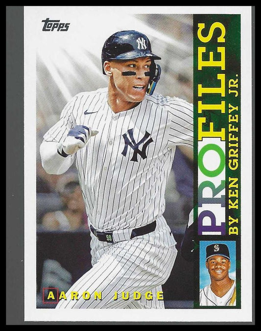 2026 Topps #TP-18 Aaron Judge Topps Profiles New York Yankees