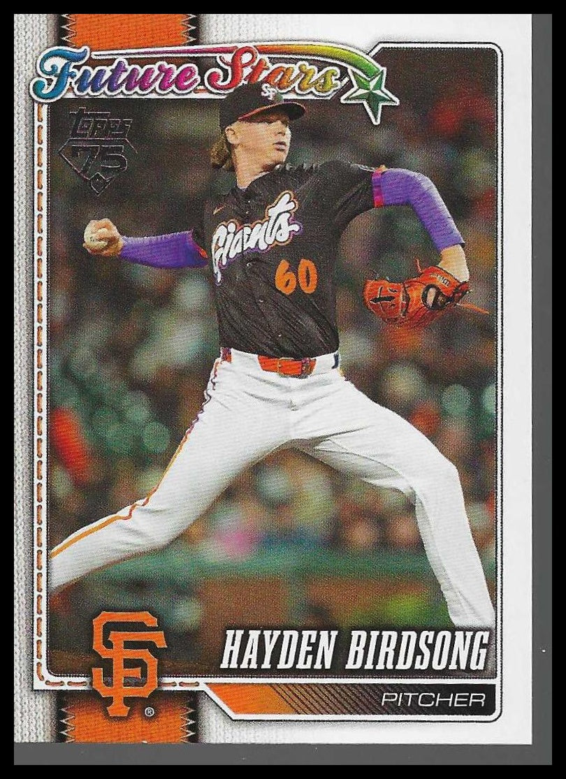 2026 Topps #296 Hayden Birdsong Future Star San Francisco Giants