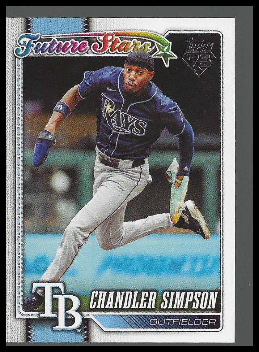 2026 Topps #342 Chandler Simpson Future Stars Tampa Bay Rays