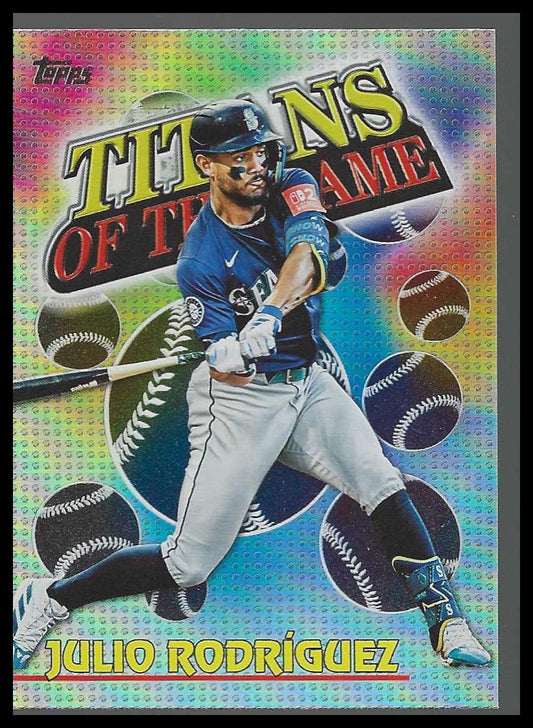 2026 Topps #TOG-20 Julio Rodríguez Titans of the Game Seattle Mariners