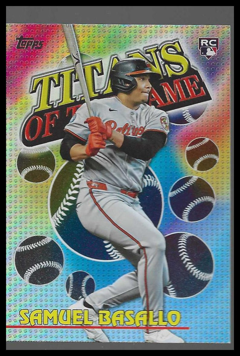 2026 Topps #TOG-10 Samuel Basallo Titans of the Game Baltimore Orioles