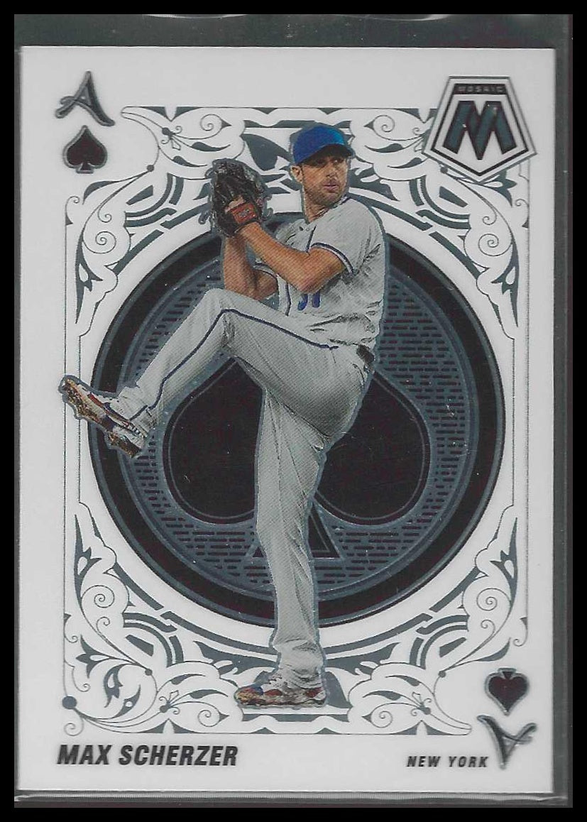 2022 Panini Mosaic #A-10 Max Scherzer Aces New York Mets