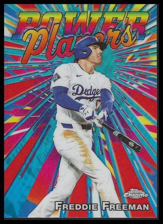 2025 Topps Chrome Update #PP-40 Freddie Freeman Power Players Dodgers