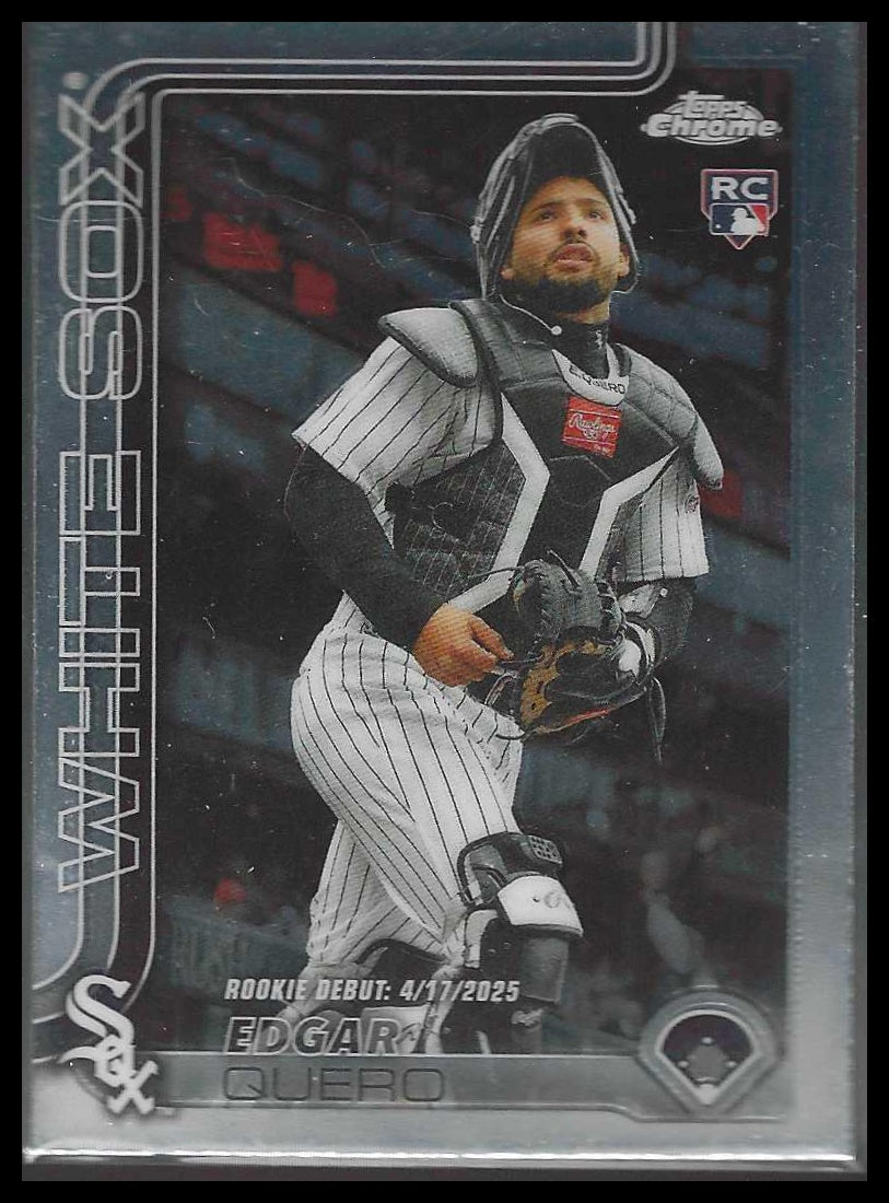 2025 Topps Update #US325 Edgar Quero Chicago White Sox