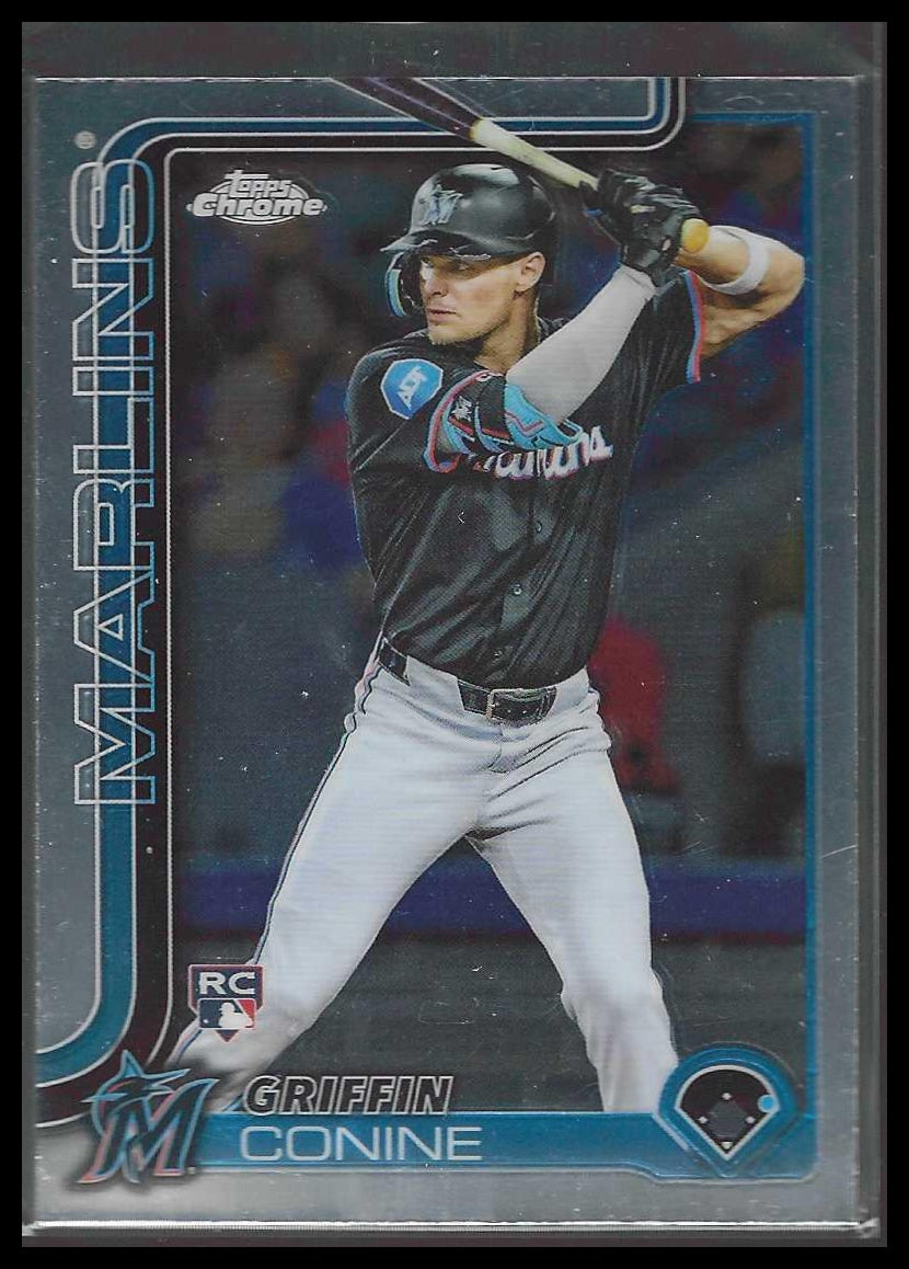 2025 Topps Chrome #86 Griffin Conine Miami Marlins Rookie
