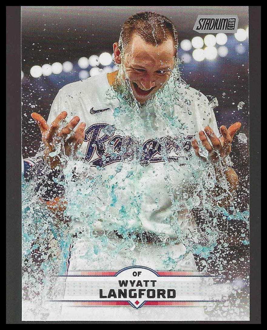 2025 Stadium Club #189 Wyatt Langford Texas Rangers