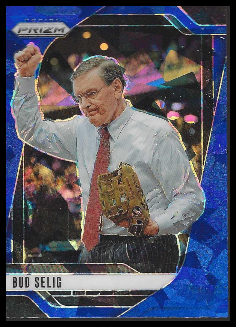 2025 Panini Prizm #131 Bud Selig Blue Ice Prizms