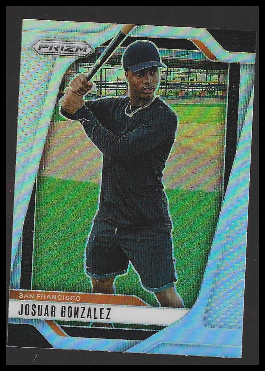 2025 Panini Prizm #46 Josuar Gonzalez Silver Prizms San Francisco Giants