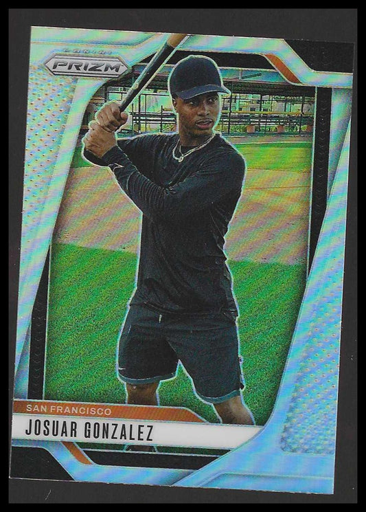 2025 Panini Prizm #46 Josuar Gonzalez Silver Prizms San Francisco Giants