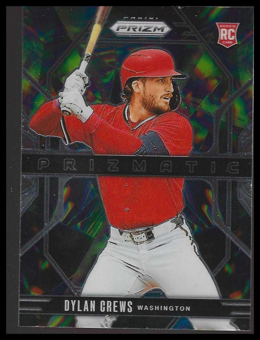 2025 Panini Prizm #14 Dylan Crews Prizmatic Washington Nationals