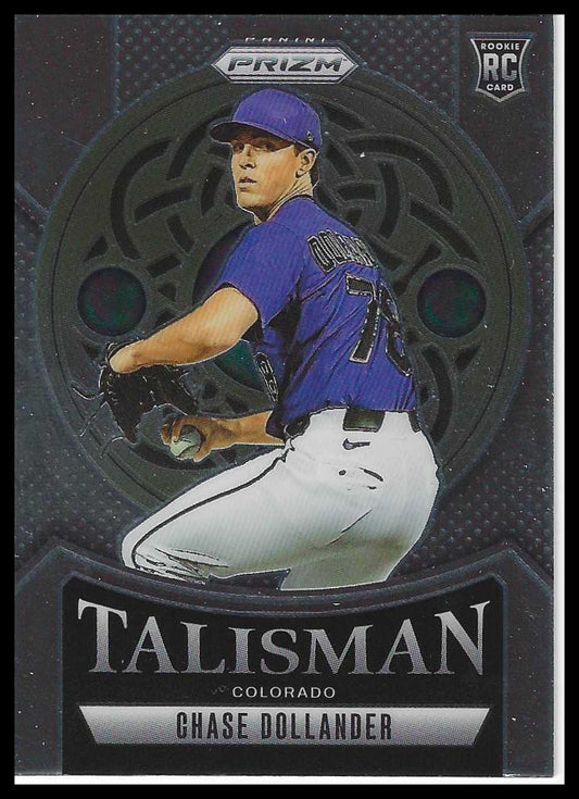 2025 Panini Prizm #9 Chase Dollander Talisman Colorado Rockies