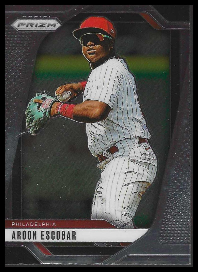 2025 Panini Prizm #158 Aroon Escobar Philadelphia Phillies
