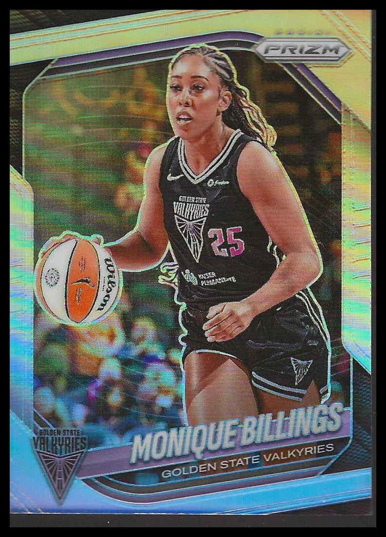 2025 Panini Prizm WNBA #99 Monique Billings Silver Prizms Golden State Valkyries