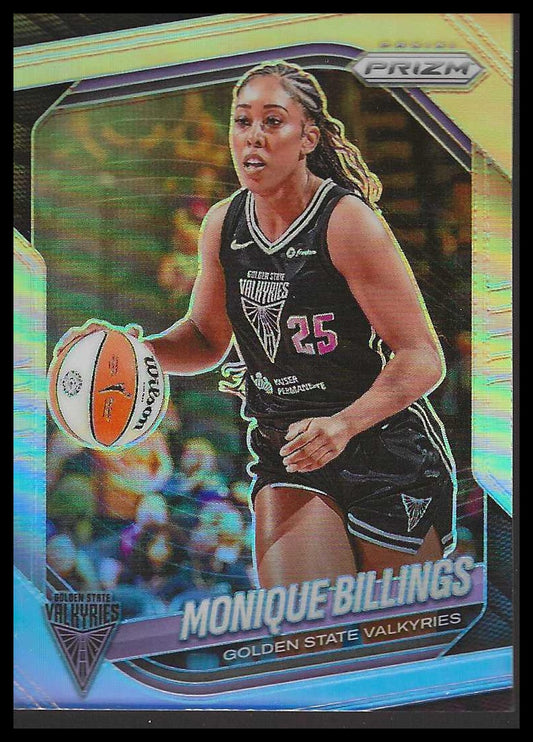 2025 Panini Prizm WNBA #99 Monique Billings Silver Prizms Golden State Valkyries