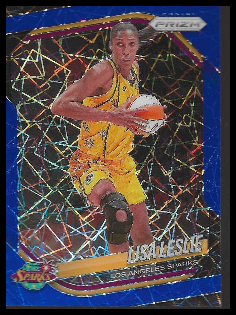 2025 Panini Prizm WNBA #106 Lisa Leslie Blue Velocity Prizms Los Angeles Sparks