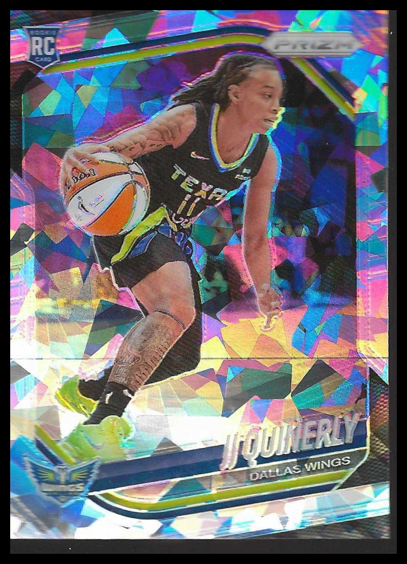 2025 Panini Prizm WNBA #95 JJ Quinerly Ice Prizms Dallas Wings