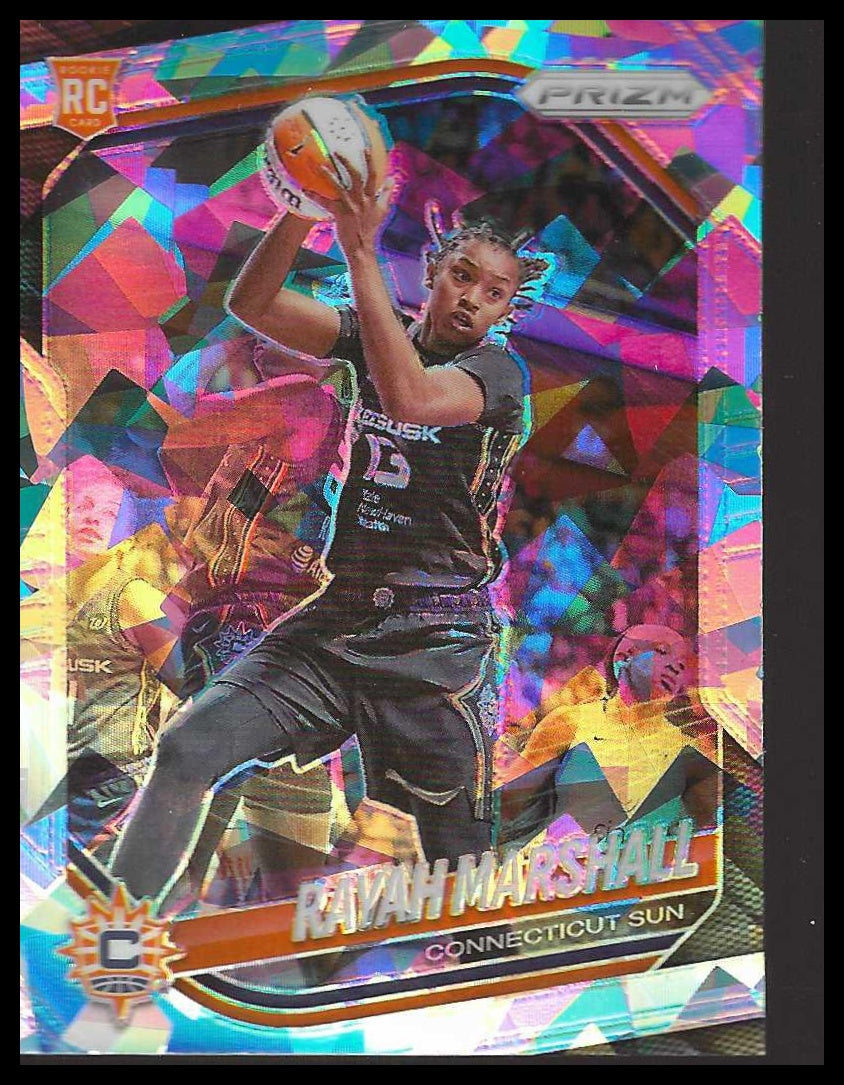 2025 Panini Prizm WNBA #47 Rayah Marshall Ice Prizms Connecticut Sun