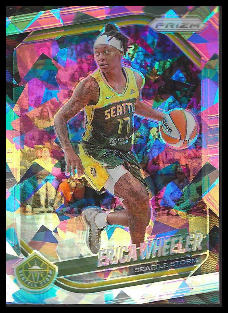 2025 Panini Prizm WNBA #125 Erica Wheeler Ice Prizms Seattle Storm